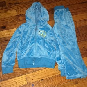 Velour jogging suit